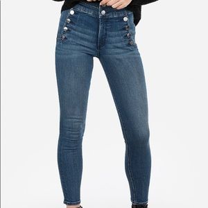 Express Super High Rise Ankle Legging in 2 Long